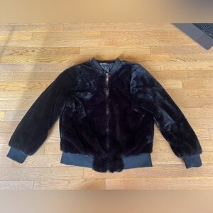 Faux Fur Bomber Jacket